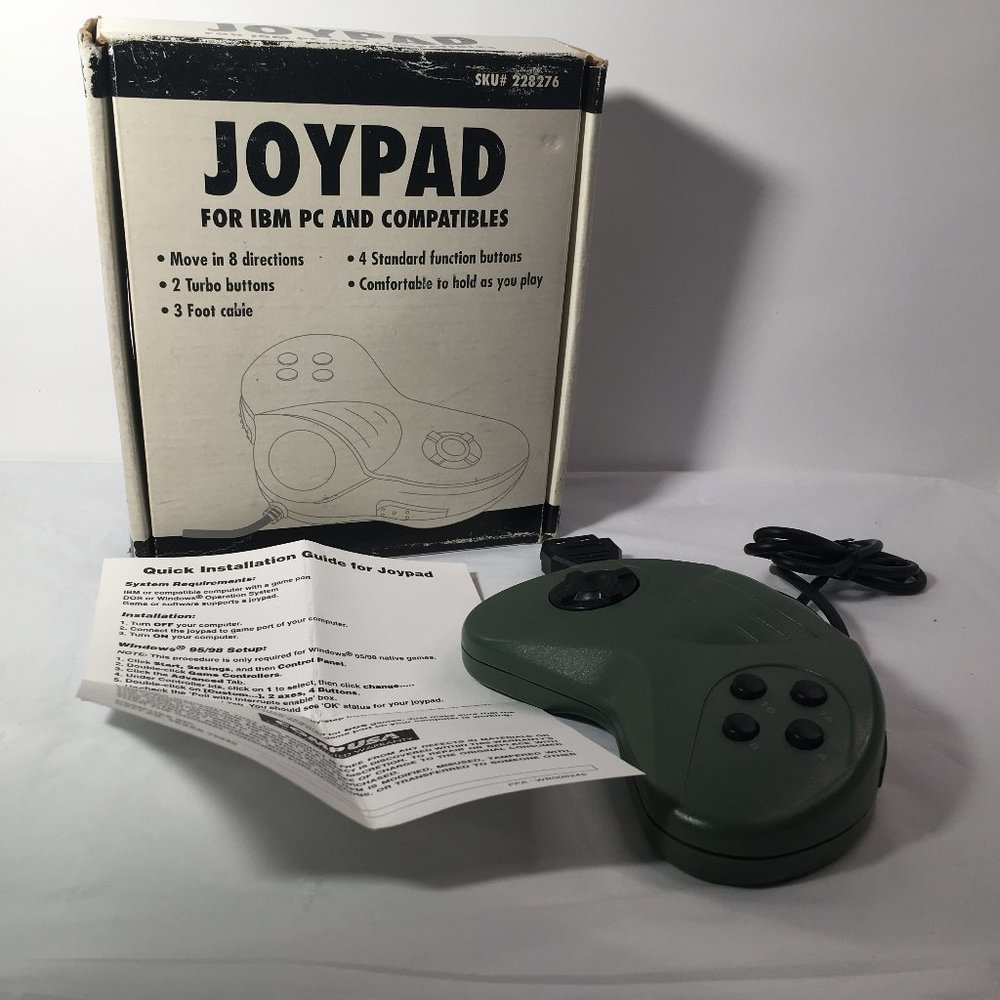 Vintage Joypad Joysticks For IBM PC and Compatible